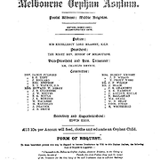 Melbourne Orphan Asylum